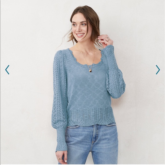 LC Lauren Conrad Squareneck Sweater - Picture 12 of 12